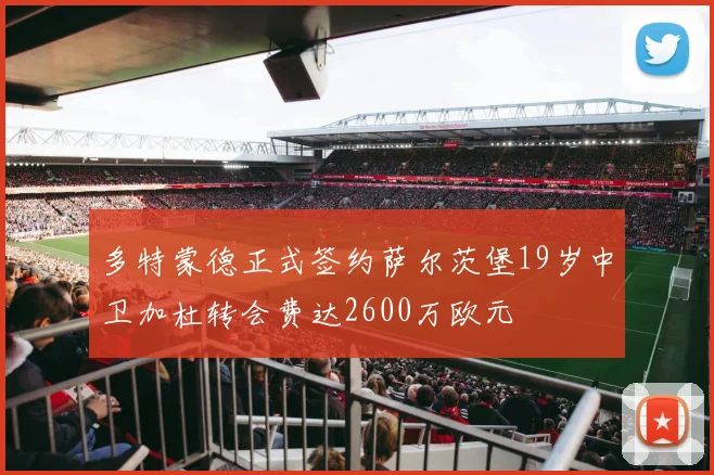 多特蒙德正式签约萨尔茨堡19岁中卫加杜转会费达2600万欧元